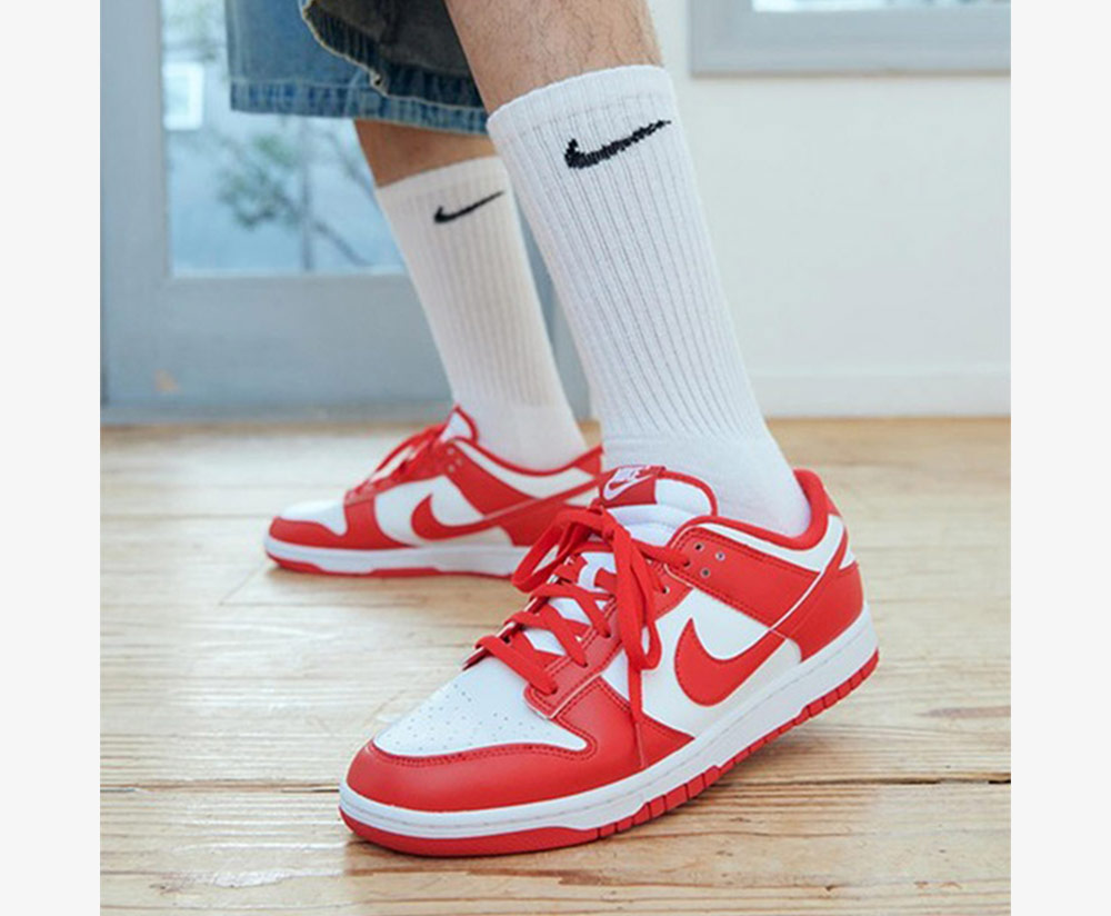 Nike Dunk Low St. John’s 'White University Red' HF5441-104