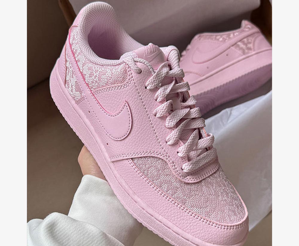 Nike Wmns Court Vision Low 'Pink Foam Lace' HJ5846-600