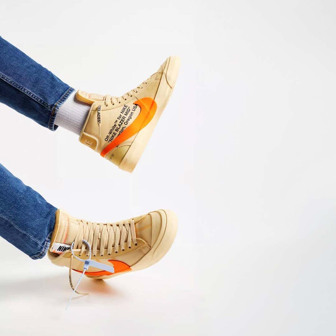 nike blazer mid off white 2018