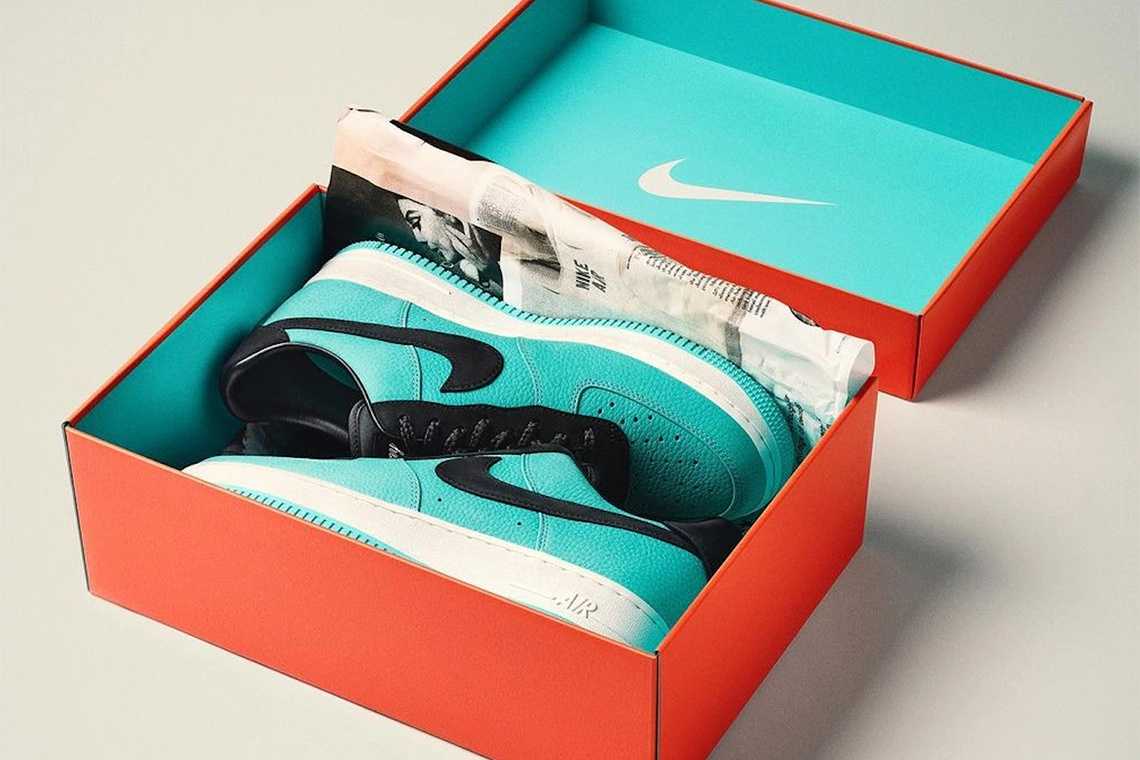 Giày Air Force 1 X Tiffany & Co Friends and Family