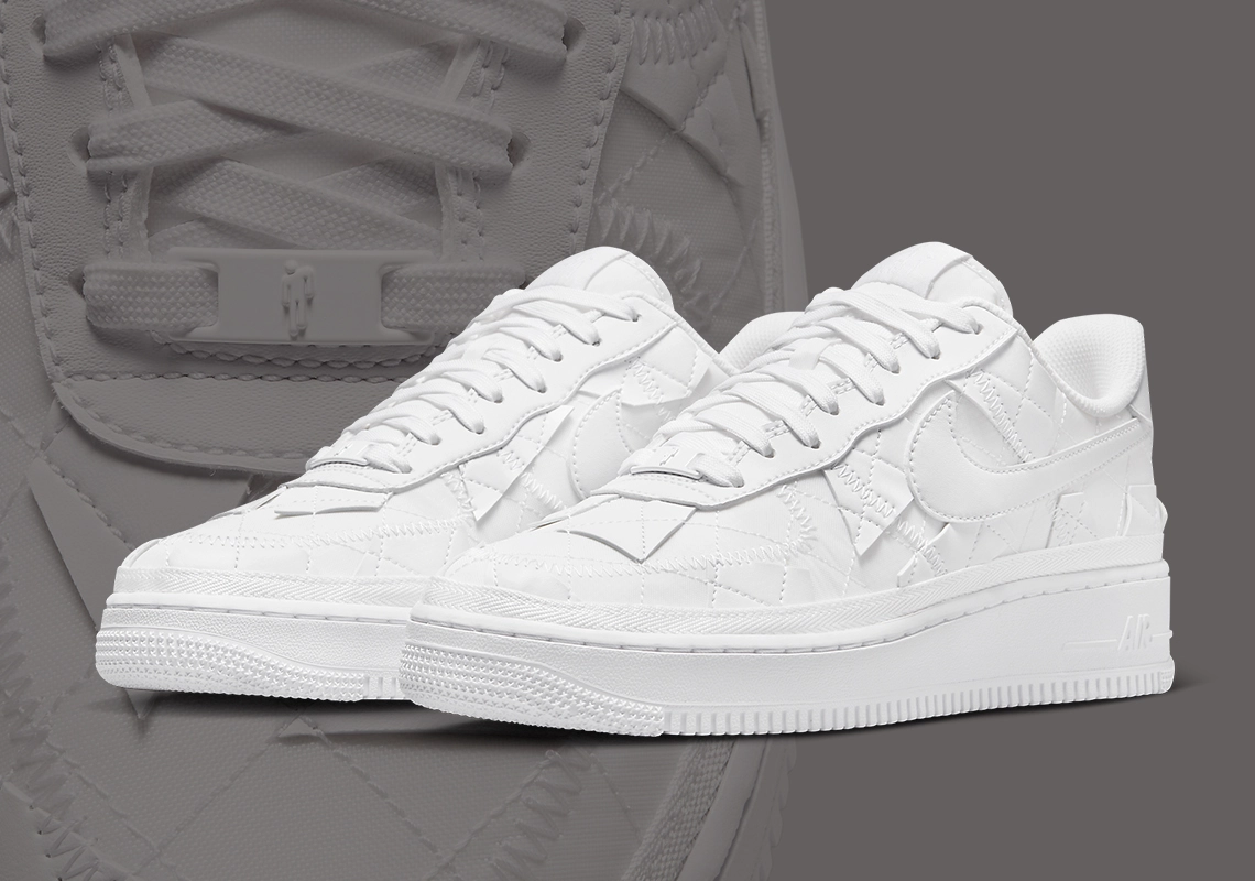Đôi giày Nike Air Force 1 chắp vá của Billie Eilish trở lại với phối màu trắng