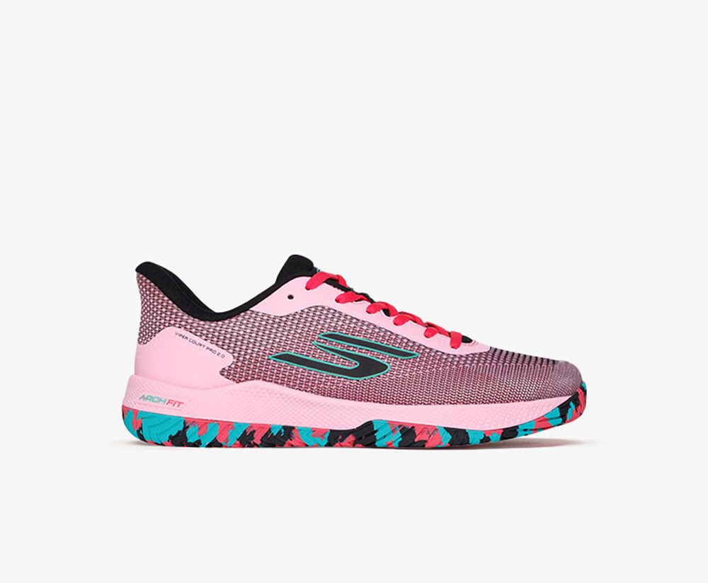Skechers Viper Court Pro 2.0 'Pink Black' 246109-PKBK
