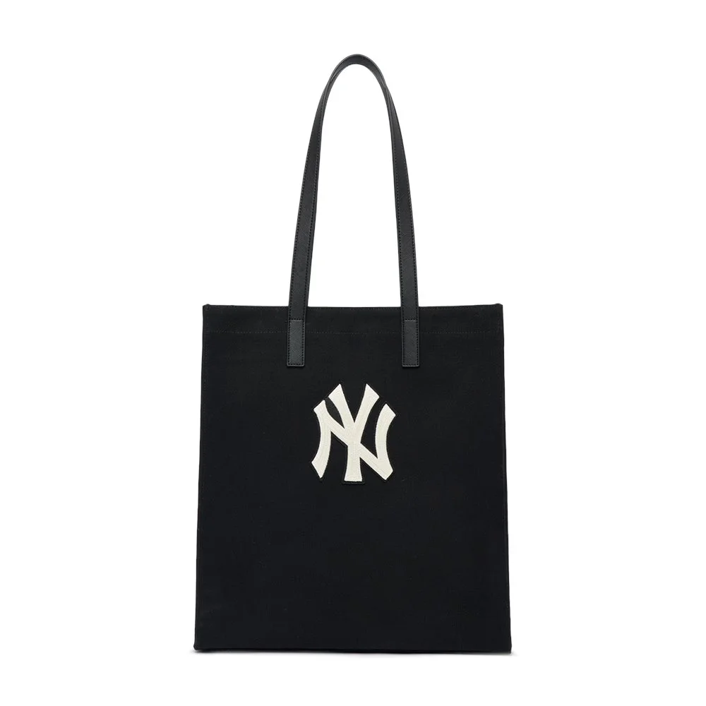 MLB Canvas Tote Bag New York Yankees Black 3AORM022N-50BKS
