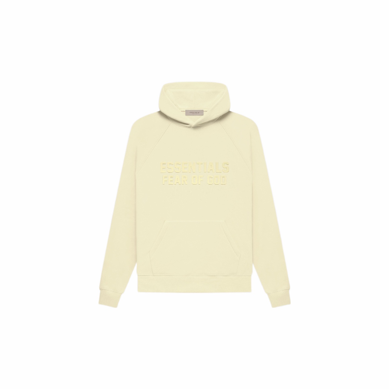 FEAR OF GOD ESSENTIALS FW22 HOODIE CANARY 