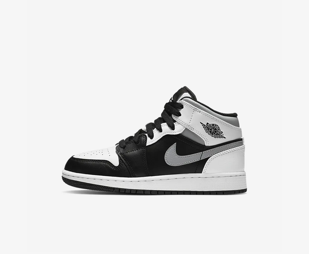 Nike Air Jordan 1 Mid GS 'White Shadow' 554725-073