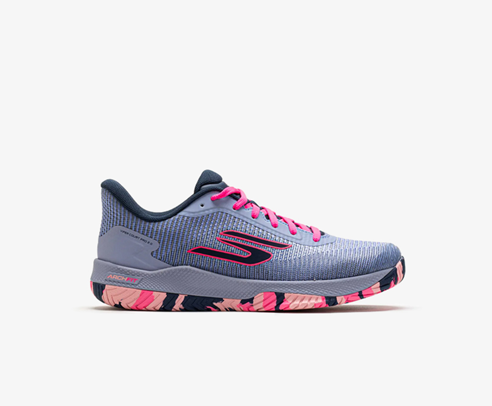 Skechers Wmns Viper Court Pro 2.0 'Gray Lavender' 172109-GYLV
