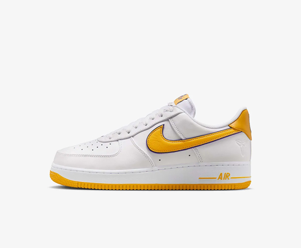 Kobe Bryant x Nike Air Force 1 Low 'Lakers Home' FZ1151-100