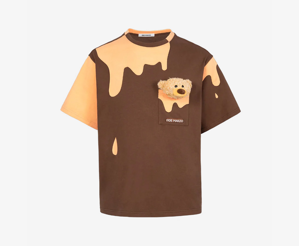 13De Marzo Melt Chocolate Bear T-shirt 'Brown' FR-JX-558
