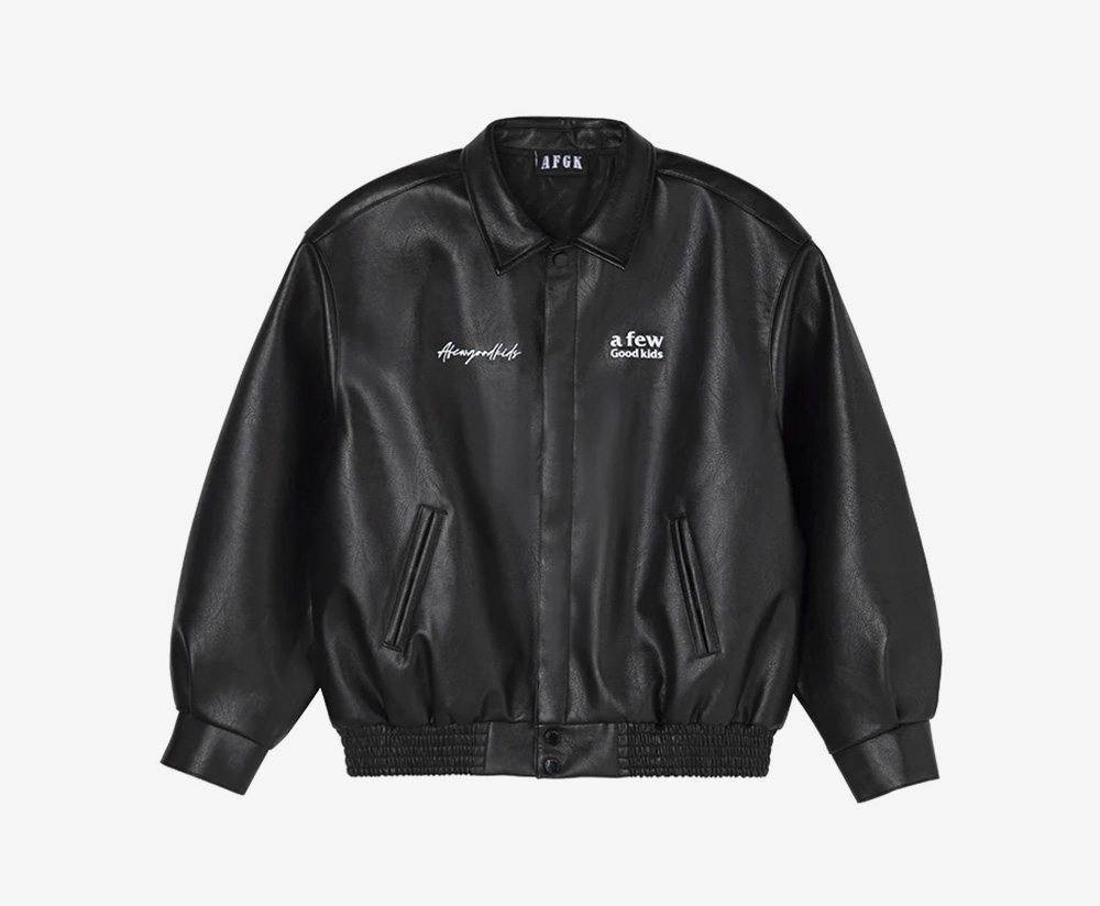 Doncare(AFGK) 'Basic All Leather Jacket Black' AFH04