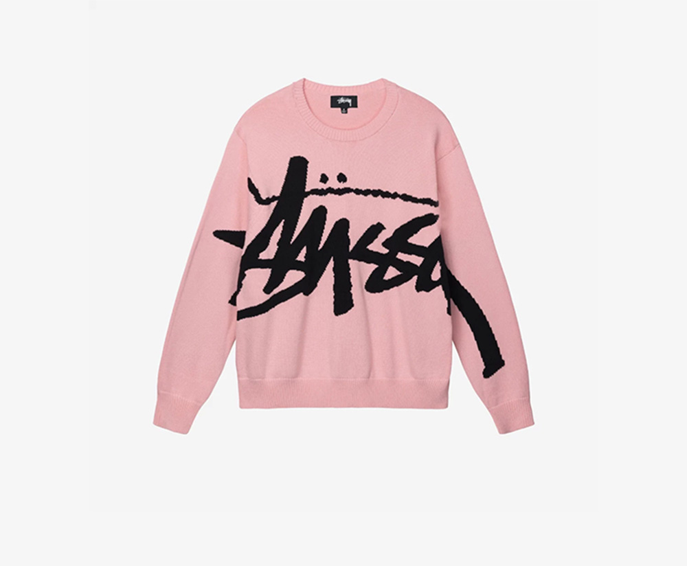 Stussy Stock Sweater Pink 117152