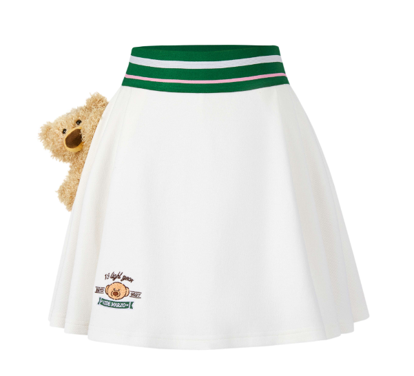 13 De Marzo Vintage Tennis Skirt White