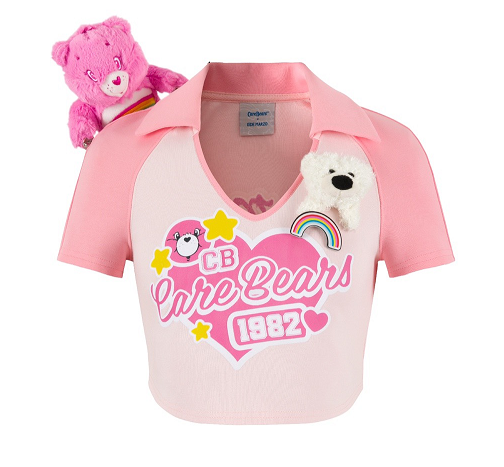 13 De Marzo x CARE BEARS  Tight T-shirt Orchid Pink