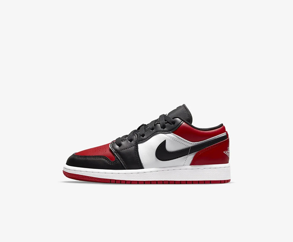 Nike Air Jordan 1 Low GS 'Bred Toe' 553560-612