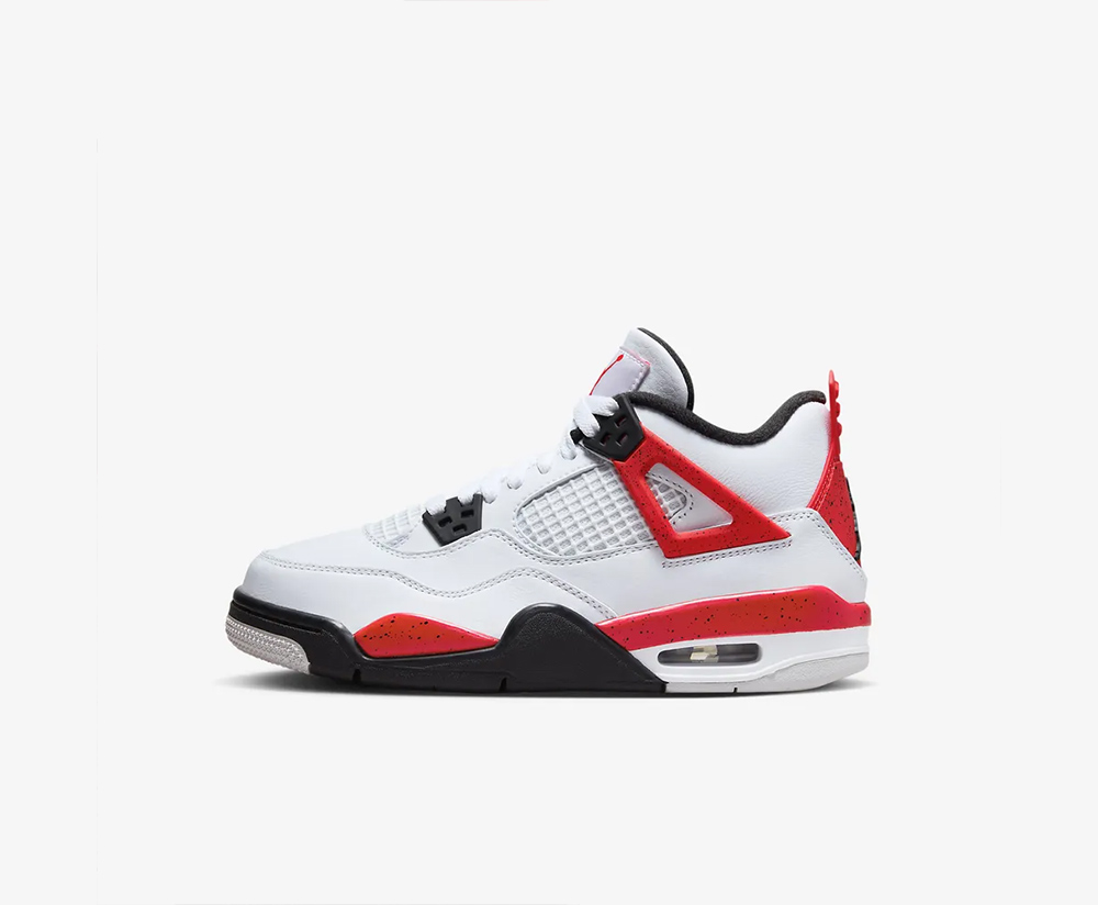 Nike Air Jordan 4 Retro GS 'Red Cement' 408452-161