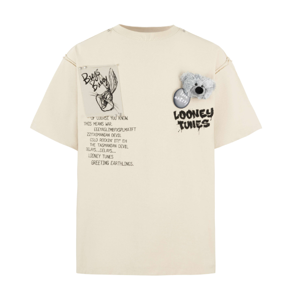 13 De Marzo x LOONEY TUNES  Bugs Bunny Sketch  T-shirt Moonbeam